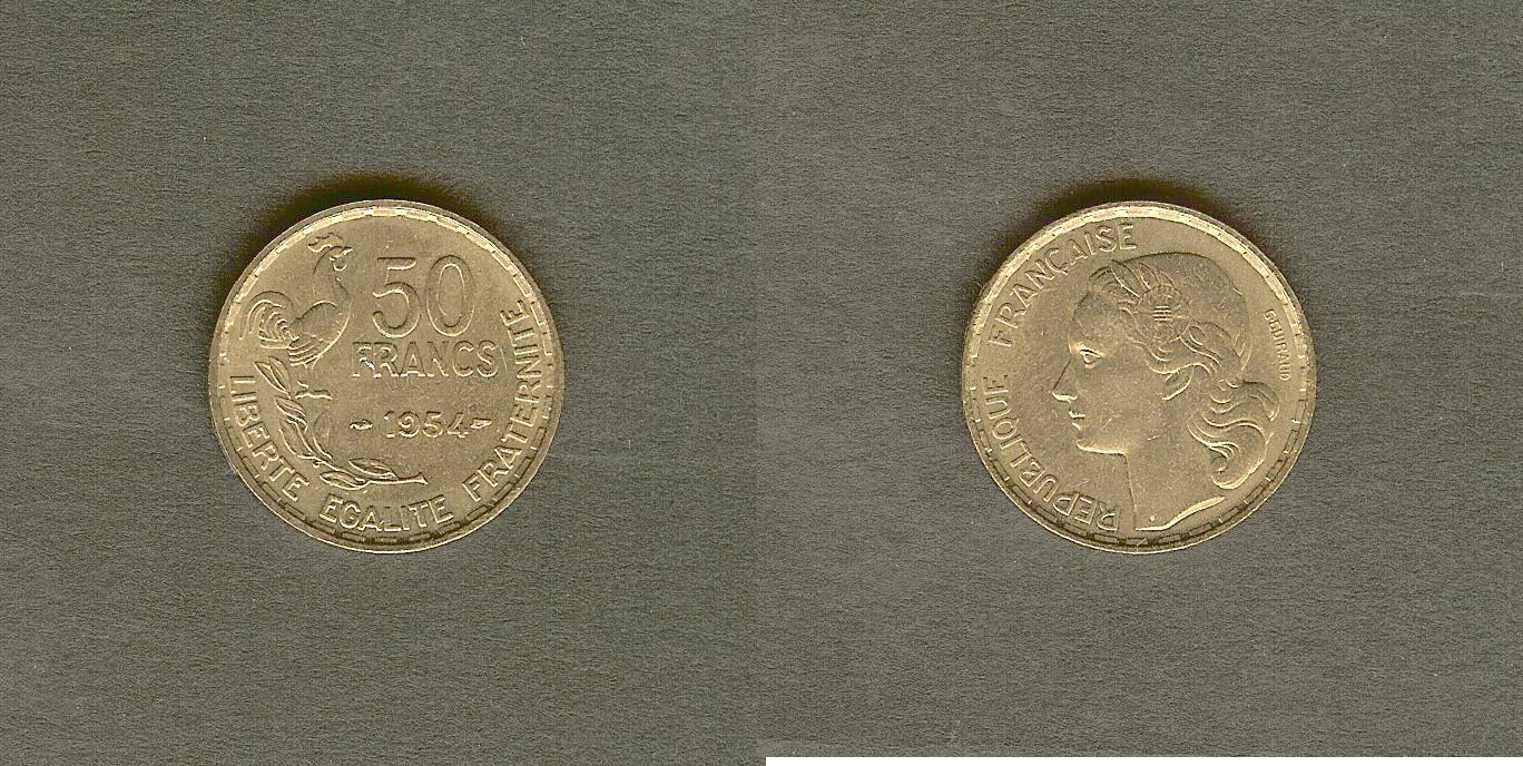 50 francs Guiraud 1954 Unc
